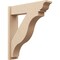 Ekena Millwork 8-in W x 34-in D x 38-in H Funston Trad Rough Cedar Woodgrain TimberThane Outlooker, Primed Tan OUTUR080X34X38FST04RCPR - alternate 1